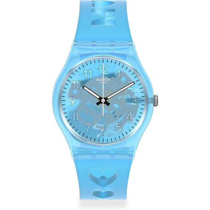 Swatch SWATCH MOEDERDAG GZ353 Blauw Polshorloge gray