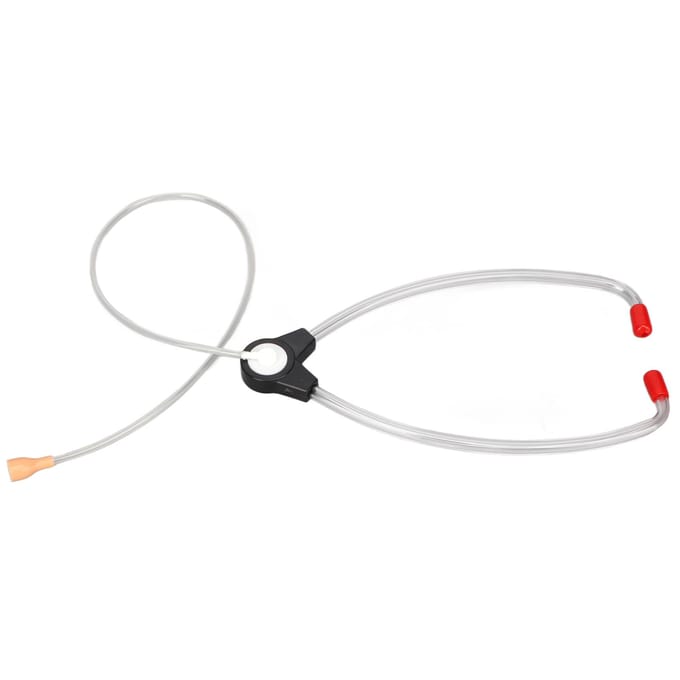 Hoortoestel Stethoscoop Professioneel Rood Volume Geluidsdetectie Luistertest Binauraal white