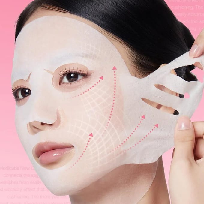 medicube - PDRN Pink Tension Up Mask Set 34g x 4 sheets
