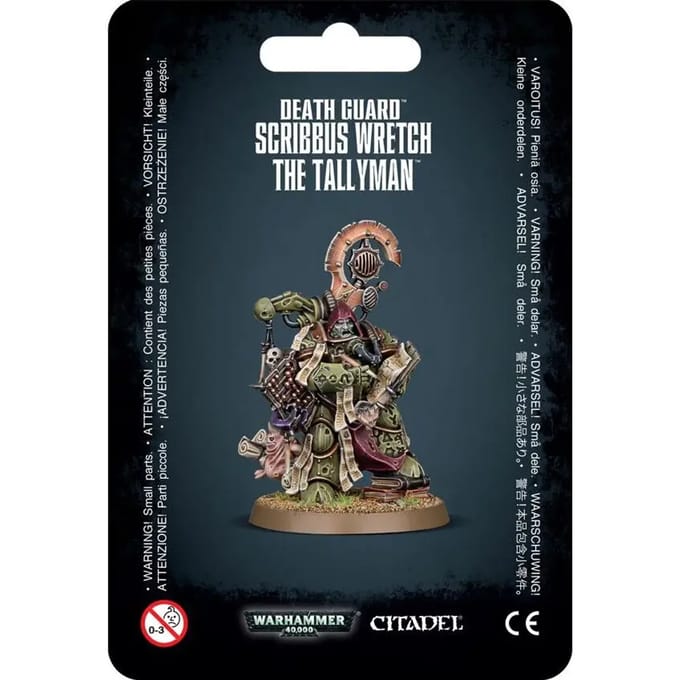 Figurine Scribbus Wretch The Tallyman Games Workshop Warhammer 40k Death Guard