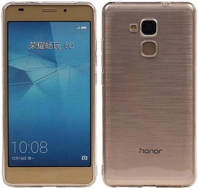 Transparent TPU Backcover Case Hoesje Geschikt voor Huawei Asend Mate 8 Ultra-thin