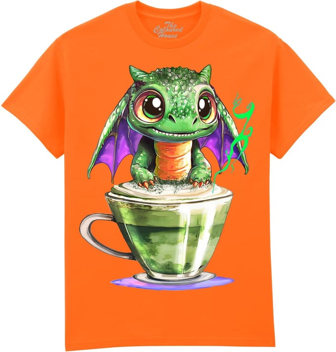 Draak Matcha Latte Dragon The Coloured House T-shirt S