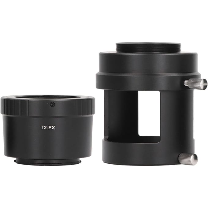 Spotting Scope Camera Adapter Vogelkijk Lens naar Mirrorless Camera Ringbuis met T2 Adapterring black