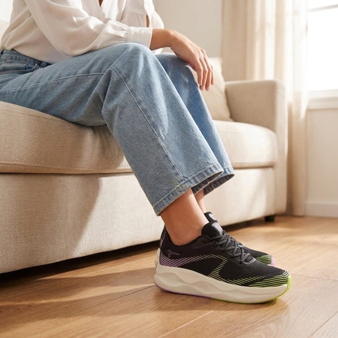 Tamaris Tamaris Light Weight Sneakers zwart Textiel
