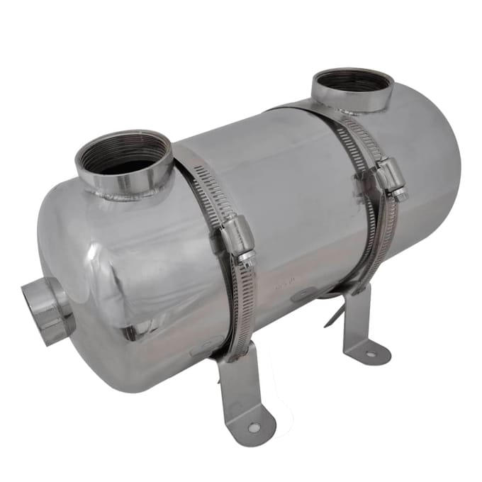 vidaXL - Zwembad - warmtewisselaar - 355 - x - 134 - mm - 40 - kW