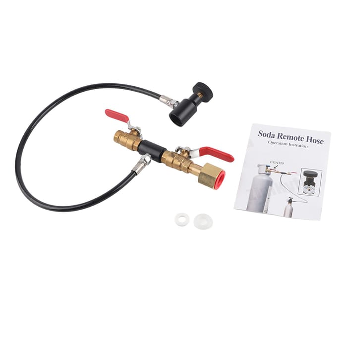 CGA320 36  Slang CO2 Tank Cilinder Vulstation Vullen Oplaadadapter Gereedschap