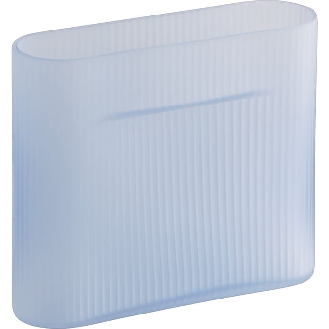 Muuto Glazen vaas - light blue frosted - H 16.5 cm