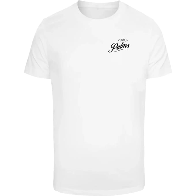 Mister Tee - Three Palms Heren Tshirt - XS - Wit
