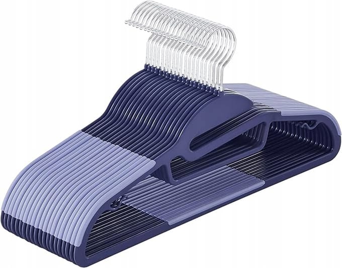 20x Antislip Kledinghangers voor Garderobe - Ruimtebesparend & Duurzaam