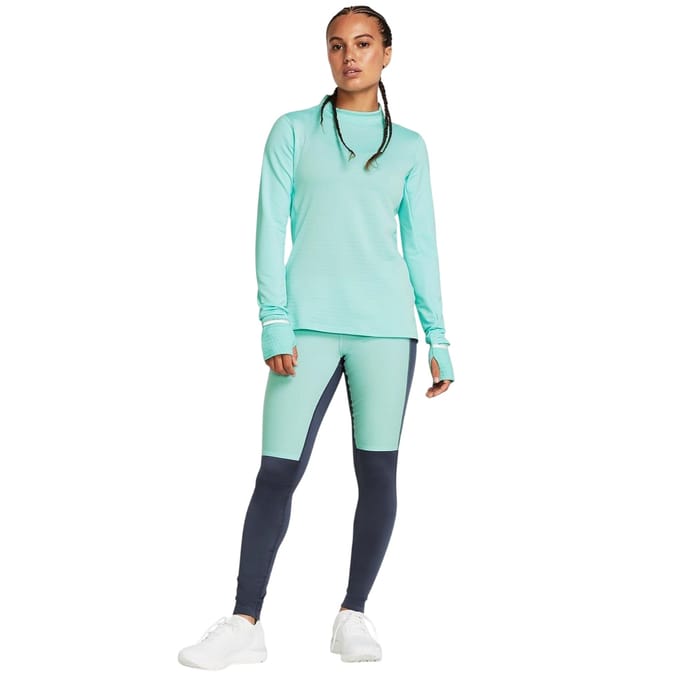 Under Armour Vochtafvoerende hardlooplegging voor dames (Qualifier-serie) (Grijs)