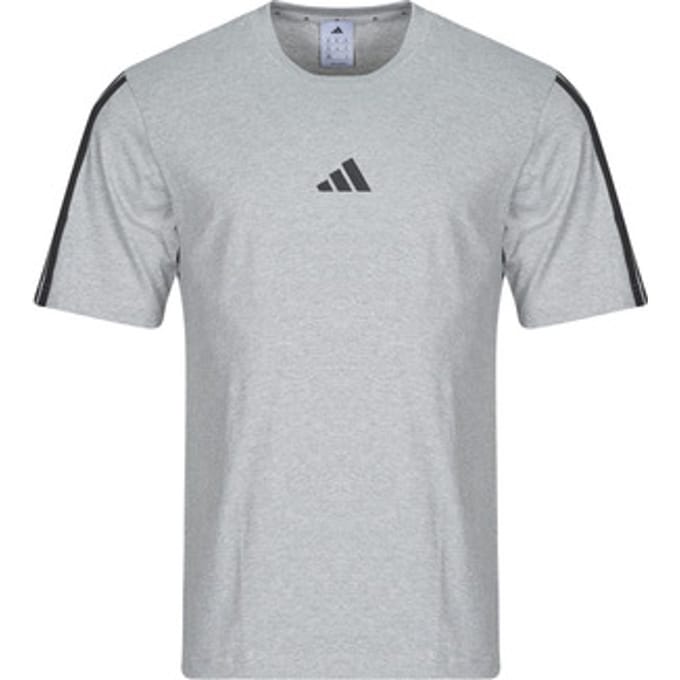 T-shirt van eenvoudige jersey adidas Essentials 3-Stripes