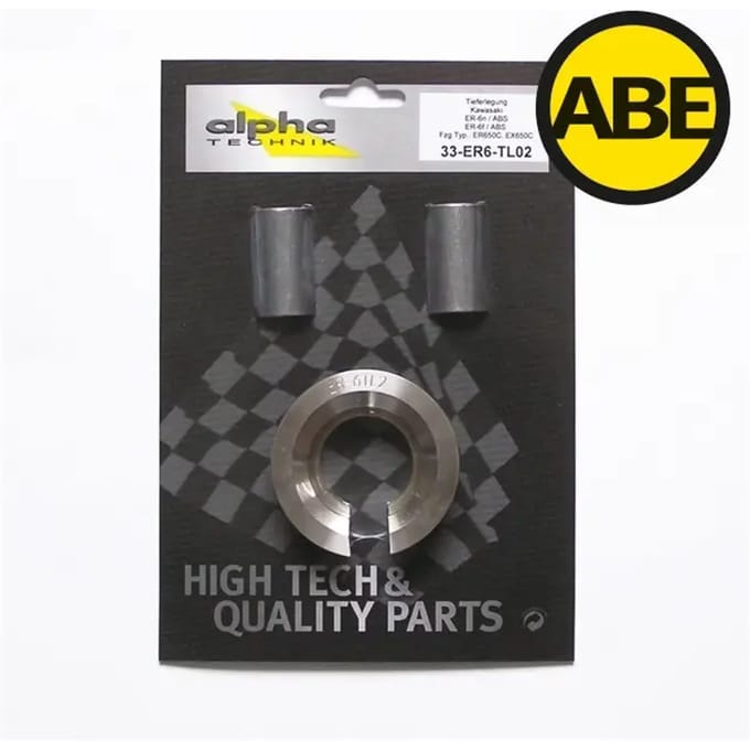 Verlagingsset Alpha Technik Kawasaki ER6n/ER6f ER650C/EX650C (