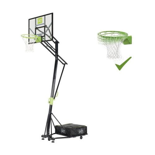 EXIT Galaxy Basketbalbord - met Dunkring & Net - Verplaatsbaar op Wielen - Basketbalpaal - Voor Kinderen - Buiten