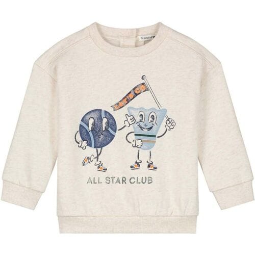 Prénatal baby sweater Soft Brown Melange 56 heren