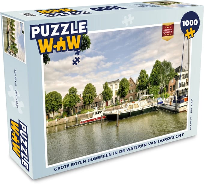 Puzzel Boot - Haven - Nederland - Legpuzzel - Puzzel 1000 stukjes volwassenen