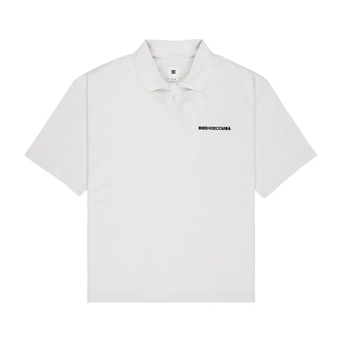 Dc Shoes Classic Club Korte Mouw Poloshirt Beige S Man