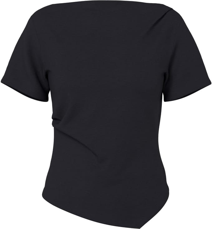 Pieces T-shirt PCSIRENE GEDRAPEERD