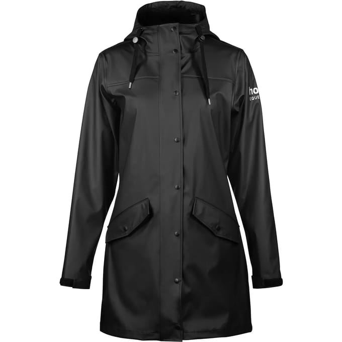 Horze Billie PU Regenjas, dames, Black, 44