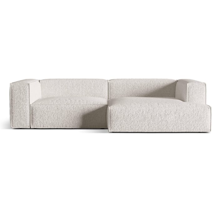 Hoekbank Nuria 4-zits rechts bouclé | Micadoni