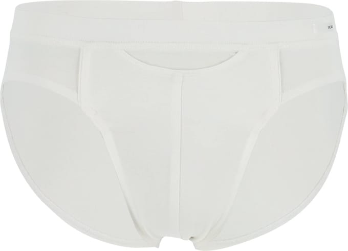HOM Tencel soft comfort mini briefs HO1 (1-pack) - heren slip met horizointale gulp - wit