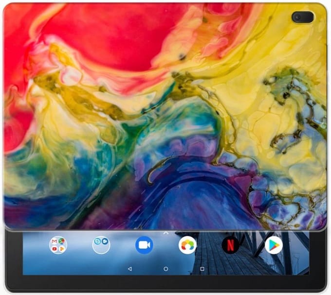 Tablethoes Lenovo Tab E10 Watercolor Dark