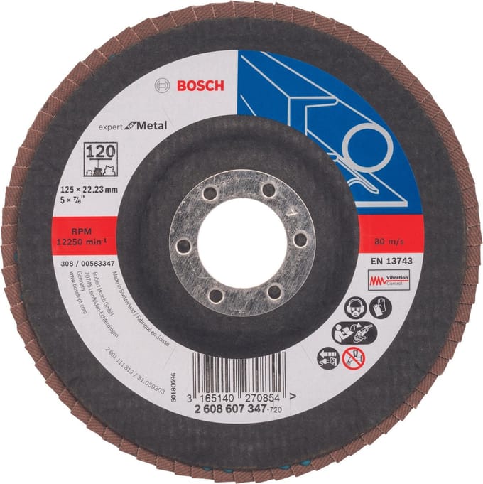 Bosch Lamellenschuurschijf 125 mm - 22,23 mm -  120