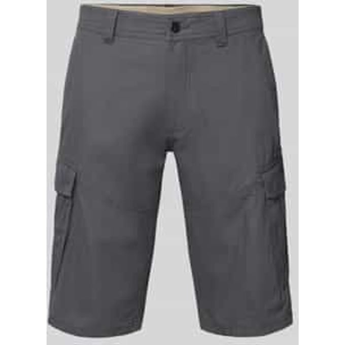 relaxed fit cargoshorts van puur katoen model 'FILE'
