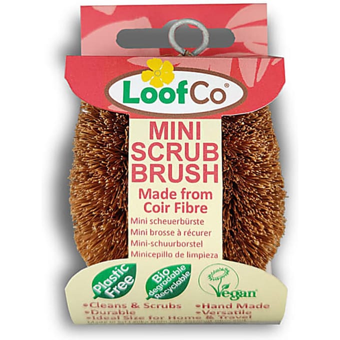 Loofco Mini Afwasborstel Kokos Bio (1 stuk)