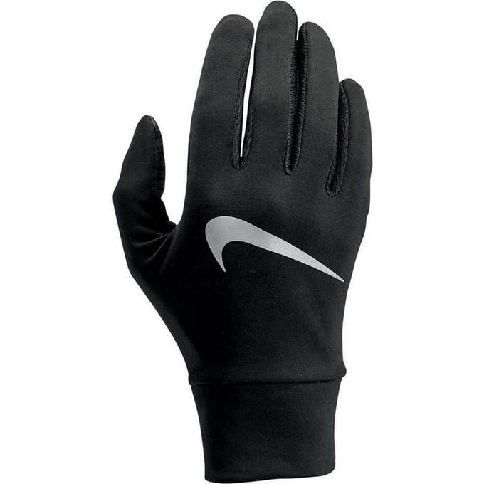 Nike Dames/Dames Tech Lichtgewicht Hardloophandschoenen (Zwart/Zilver)