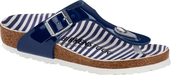 Birkenstock Gizeh Nautical Stripes Navy narrow - maat 32