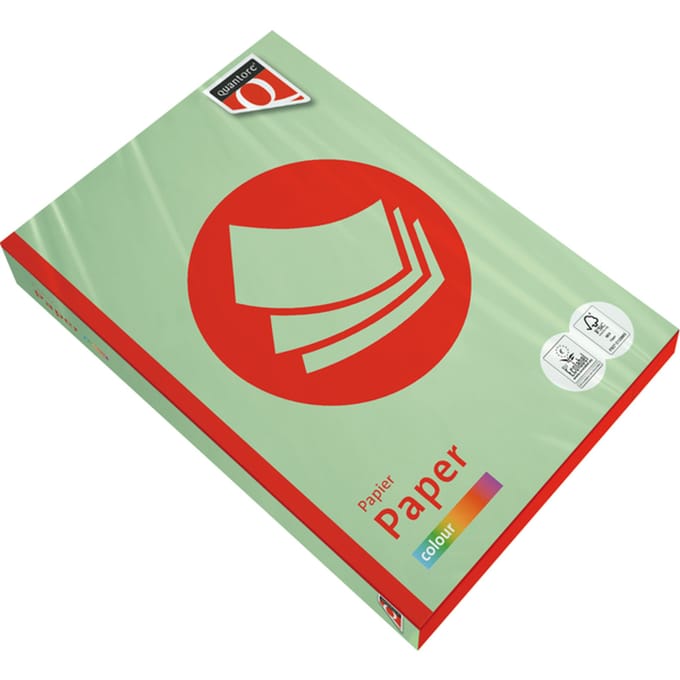 Kopieerpapier Quantore Colour A4 160gr appelgroen 250 vel