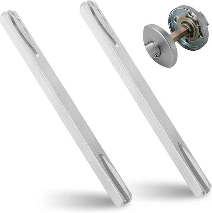 Set van 2 Universele Deurkrukstiften 140mm - Vierkante Spindelstang voor Deurbeslag