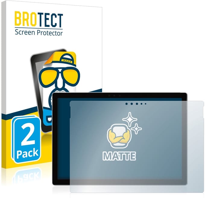 BROTECT - Screenprotector voor Microsoft Surface Pro 6 - Folie Beschermfolie matte 2 Stuks