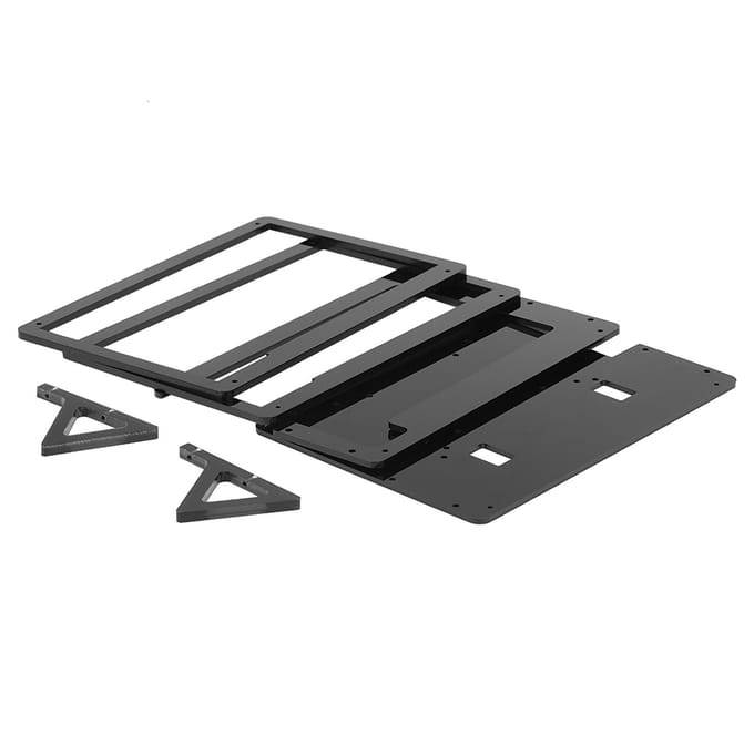 Boîtier pour Raspberry Pi Support Stable Coque en Plastique pour Raspberry Pi avec Écran 7 pouces