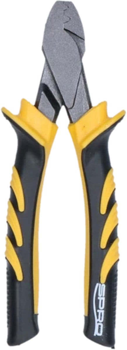 SPRO Krimptang - Kabelschoentang - Adereindhulstang - Geel/Zwart - 14 cm