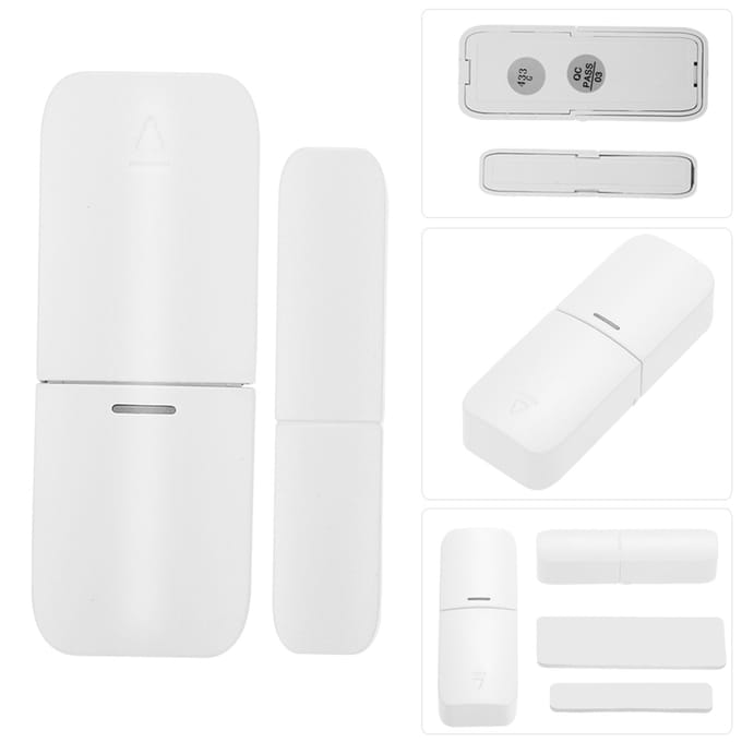 433Mhz draadloze magnetische deursensor deur-/raamalarm domotica antidiefstalalarm compatibel wit
