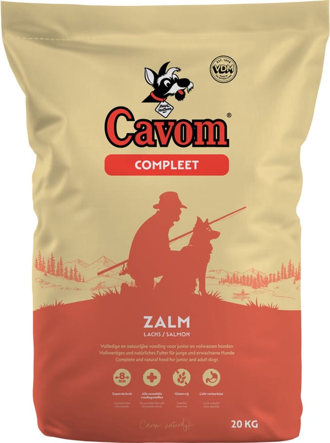 Cavom compleet Zalm - geperste brokken - 20kg