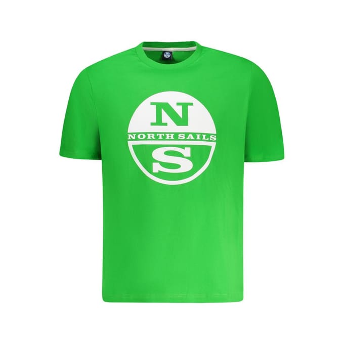 North Sails Verde Katoenen T-shirt voor Heren