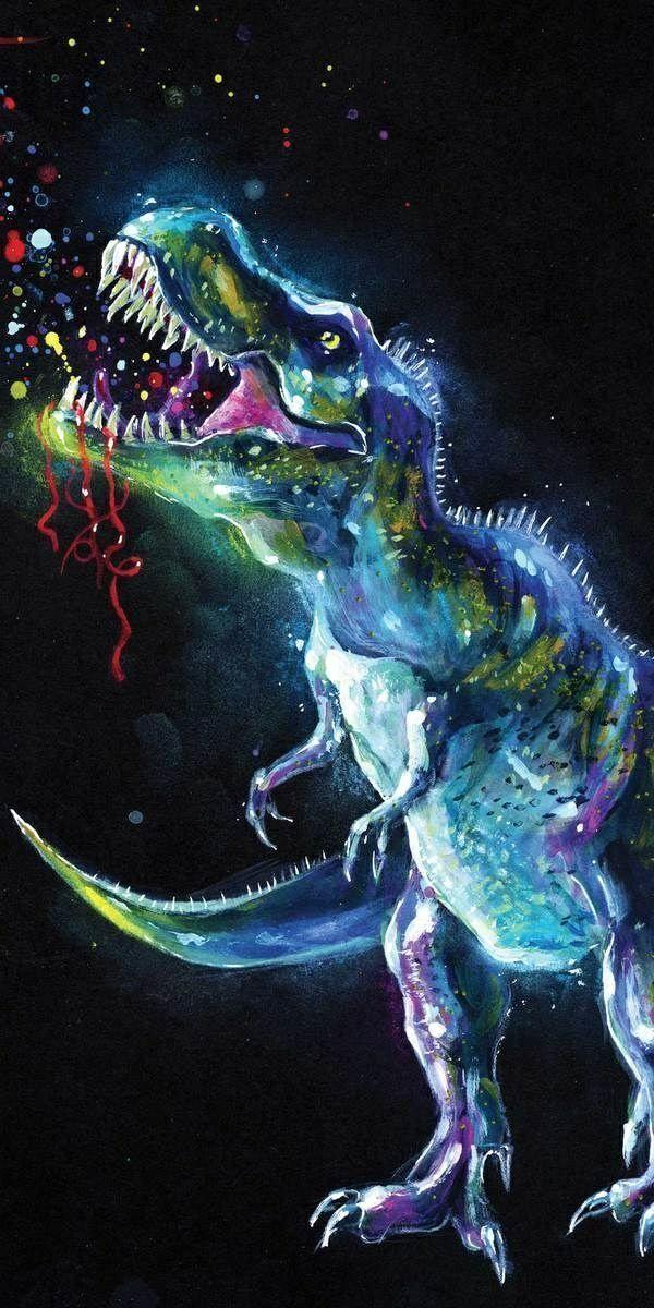 Strandlaken dino - Dinosaurus - 70 x 140 cm
