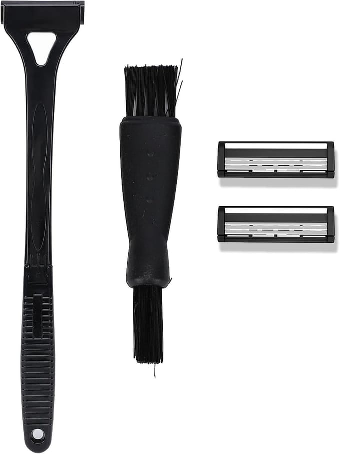 Rug Haar Trimmer - Body Groomer - Zelf Scheren - Verlengde Handgreep - 44 cm Lengte - Zwart