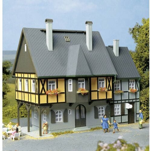 Auhagen 12343 H0, TT Woning Bahnhofstr. 1