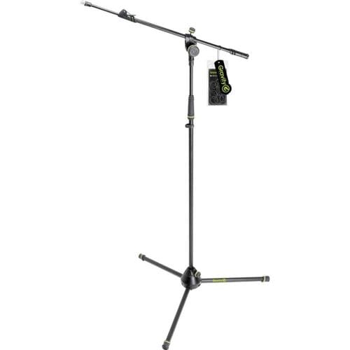 Gravity MS 4322 B - Microfoonstatief, met telescopische boompole - zwart