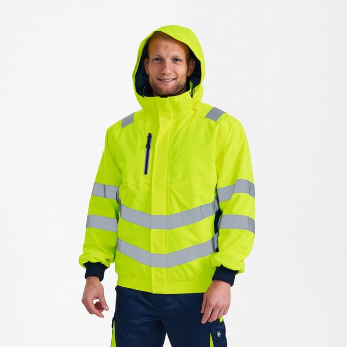 Engel Safety pilot jack 1246-930 - Hi-vis Yellow / Blue Ink - M
