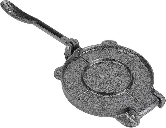 Tortilla Maker - Pers - Thuis Keuken - Robuust Gietijzer - 165 cm Diameter - Grijs