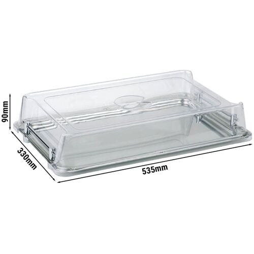 GGM Gastro (6 Stück) GN 1/1 Haube - HOCHSTAPLER - Höhe: 90mm