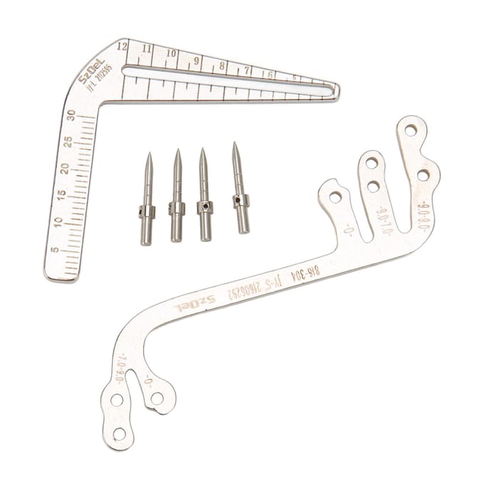 Guide d'implant dentaire en acier inoxydable en forme de L et en forme de S Guide de positionnement pour la pose orale pour white