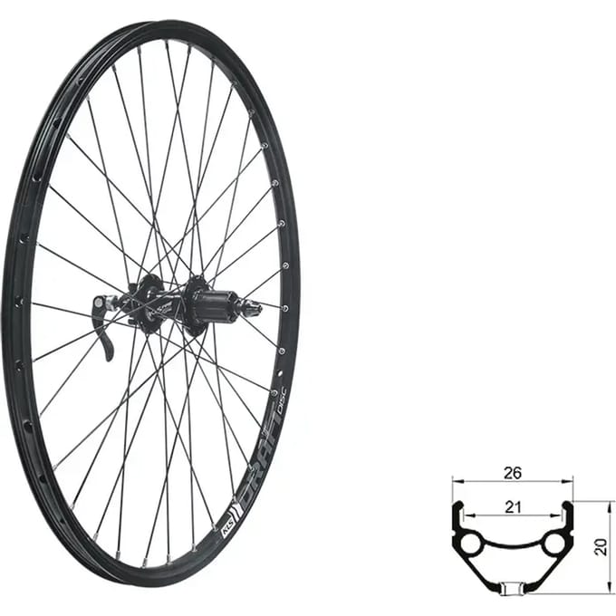 Achterwiel Kellys Draft 27,5"
