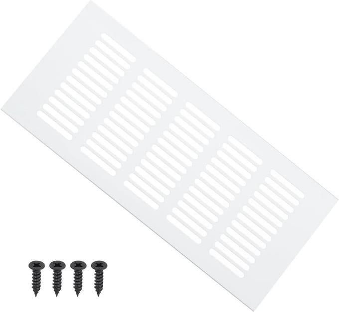 Aluminium Ventilatiepaneel 20x10 cm voor Kastdeur en Plafond