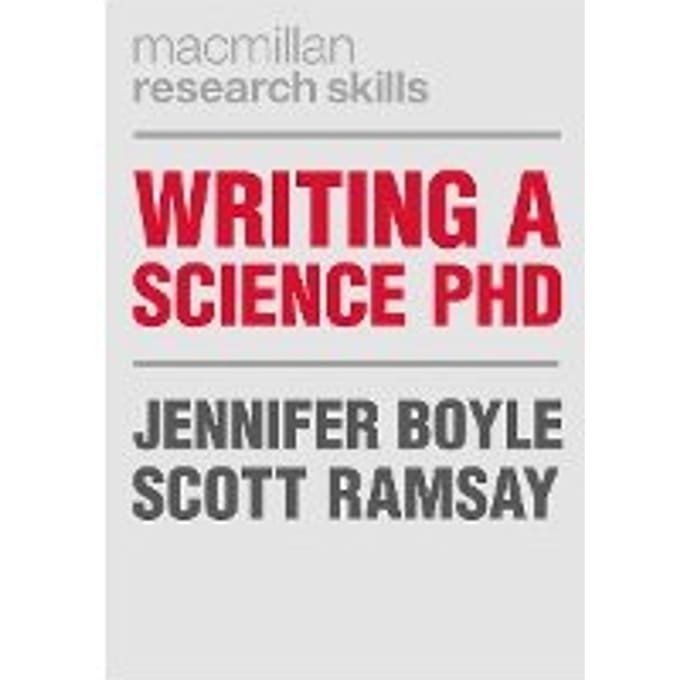 Writing A Science Phd - Jennifer Boyle