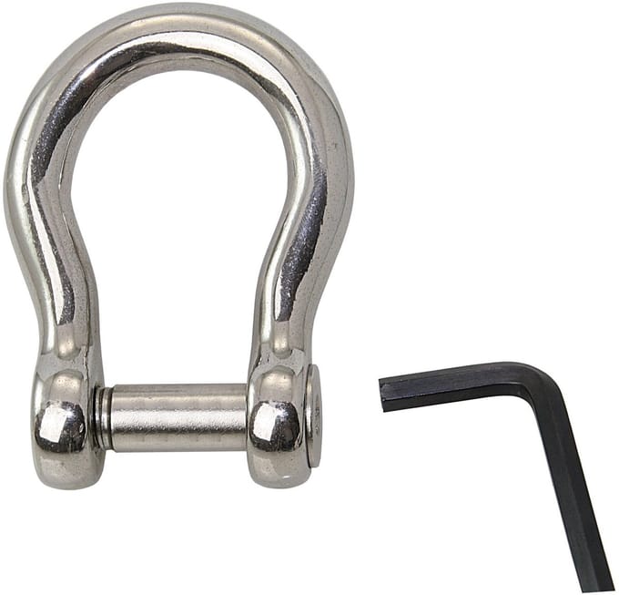 Ronde beugel met binnenzeskant, gebogen